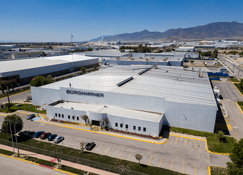 Airial of BorgWarner's production facility in San Luis Potosi, Mexico