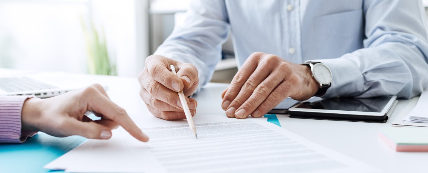 Papers on a desk