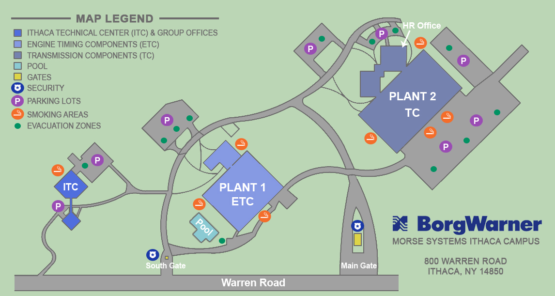 Campus Map - Ithaca, NY